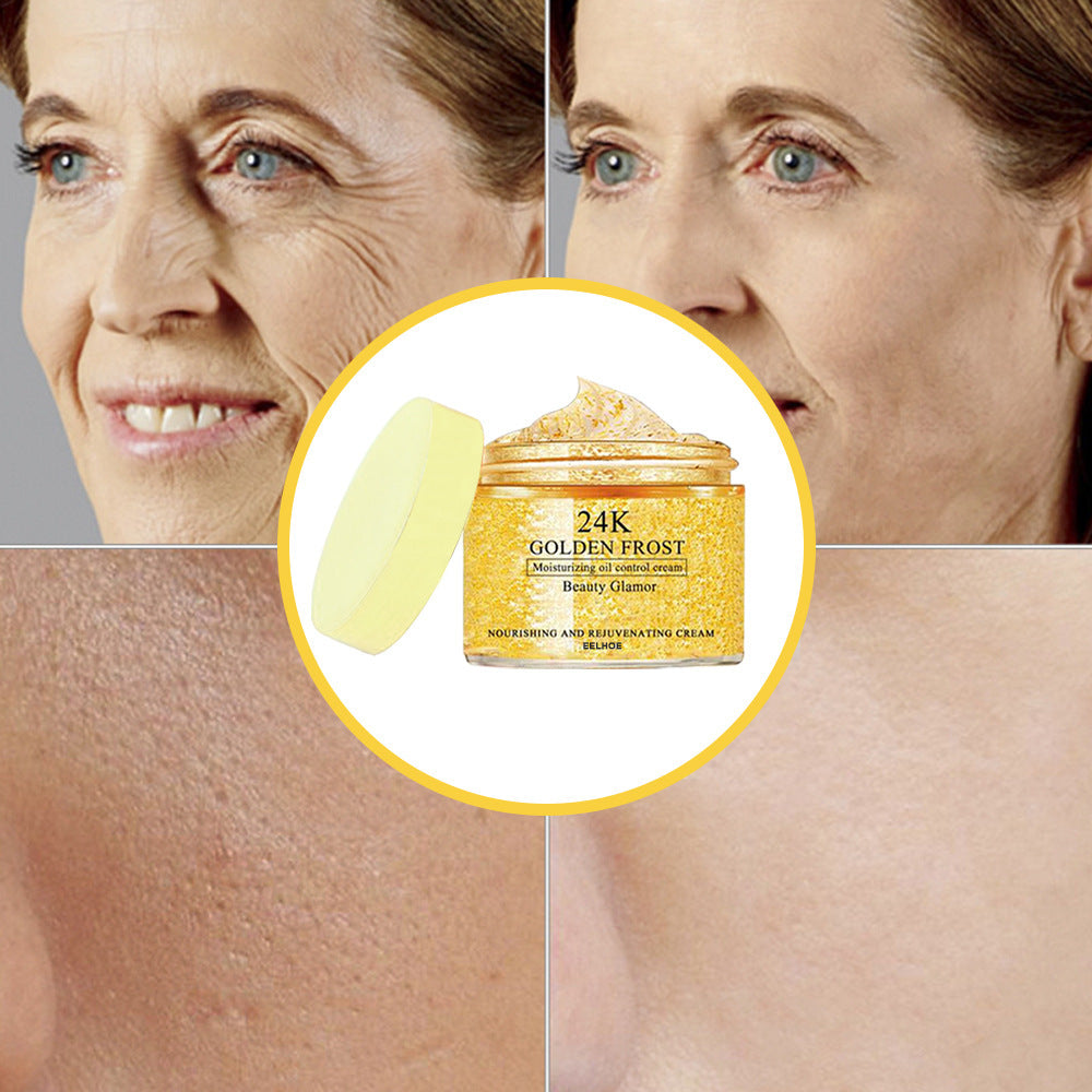 Elegance™ 24K Glow Cream – Hydrating Gold-Infused Moisturizer