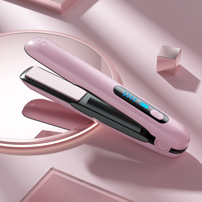 2-in-1 Cordless Hair Straightener & Curler (USB Rechargeable)