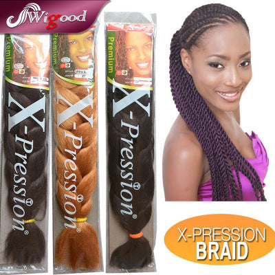 Elegance™ AfroBraid Xpression Wig – Natural Look, Easy Style