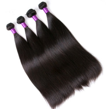 Brazilian Straight Human Hair Extensions (Natural Color)