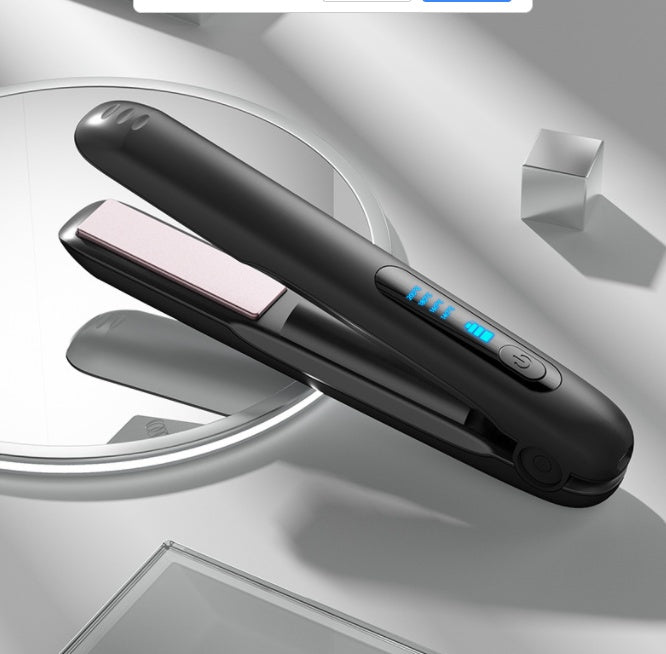 2-in-1 Cordless Hair Straightener & Curler (USB Rechargeable)