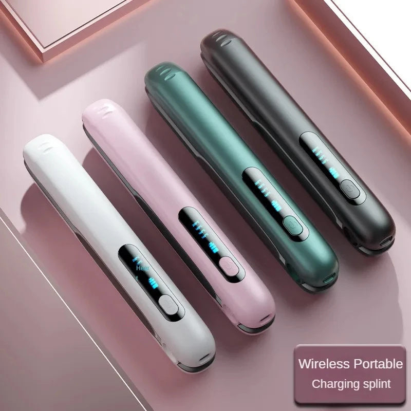 2-in-1 Cordless Hair Straightener & Curler (USB Rechargeable)