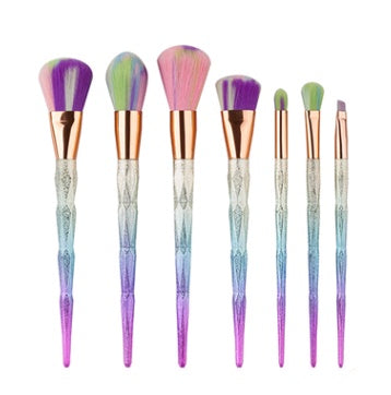 Elegance™ GlamBrush Set – 7-Piece Diamond Makeup Brush Kit