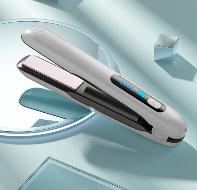 2-in-1 Cordless Hair Straightener & Curler (USB Rechargeable)