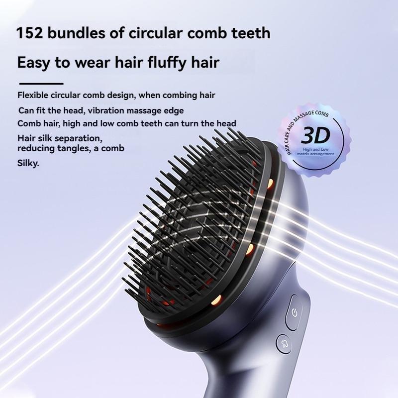 Elegance™ HairGlow Massage Brush – With Oil Infusion Technology